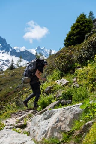 Lac Blanc Chamonix - La montee