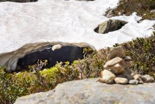 Lac Blanc Chamonix - Grotte dans la glace