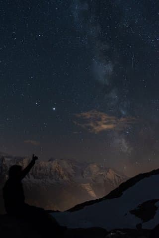 Lac Blanc Chamonix - De nuit